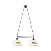 Kolarz 731.82.136 - Luster na sajli NONNA 2xE27/75W/230V vino/jagode