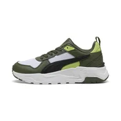 PUMA Trinity 2 Sneakers Youth, Shoes, White/Black/Moss Veil, 39