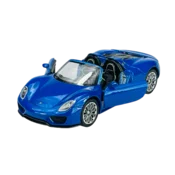 shumee WELLY PORSCHE 918 SPYDER BREZ STREHE MODREGA OBLIKE 1:34 43702
