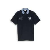TOM TAILOR Majica svetlo modra / temno modra / volneno bela