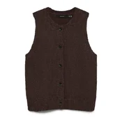 VERO MODA Brezrokavnik VMNOVAH čokolada