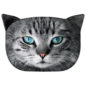 shumee Bertoni okrasna blazina Fryc the Cat 30x45 cm - žamet, mačji potisk, antialergijski vložek