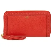 Lancel PREMIER FLIRT DE LANCEL LONG ZIPAROUND Rdeča