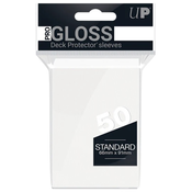Štitnici za karte Ultra Pro - PRO-Gloss Standard Size, White (50 kom.)