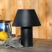 Markslöjd LED-solarna namizna svetilka Vivo, črna, IP44, višina 30 cm, dim. - Skandinavski - Kovina