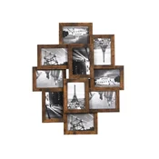 Songmics Kolažni okvir za slike 60x493x36 cm rjav