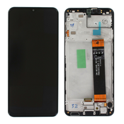 Steklo in LCD zaslon za Samsung Galaxy A23/SM-A235, originalno, črno