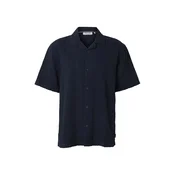 INDICODE JEANS Srajca Waves temno modra