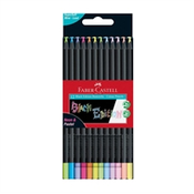 Faber-Castell - Bojice Faber-Castell Black Edition Neon Pastel, 12 komada