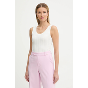 Fracomina Top FR26ST4005K524R9 Écru Slim Fit