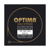 Strune Optima za elektr. kitaro zlate custom light 674.637
