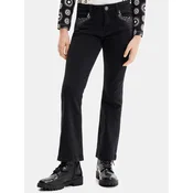 Desigual Jeans hlače 23WGDD06 Črna Regular Fit