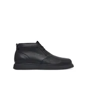 Tommy Hilfiger Nizki čevlji Comfort Leather Chukka FM0FM06075 Črna