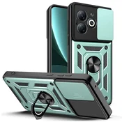GS Oklepno ohišje za Infinix Hot 40i, CamShield Slide, zeleno