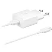 Samsung kucni punjac USB-C 15W + Tip C kabl beli