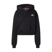 ALPHA INDUSTRIES Majica črna/bela