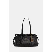 Ročna torba Tommy Hilfiger Soft Leather Shoulder Bag Studs AW0AW19338 Črna