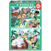 Puzzle At the ZOO Educa 2 x 20 dijelova od 4 godine
