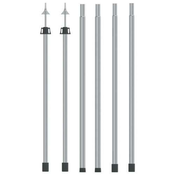 Teleskopske šipke za ceradu duljine 102 – 260 cm 2 kom aluminij