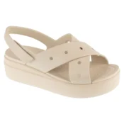 Sandali Crocs Brooklyn 4U Cross Strap Sandal 212254 Bež