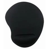 Gembird - Mouse Pad with Wrist Support (Foam), 240x220 mm, Black