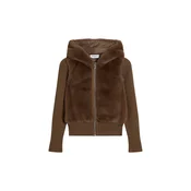 Juicy Couture Pletena jopa Naila temno rjava