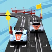 [5] Dirkalna steza za električne avtomobile 2x avtomobilčka 2x daljinski upravljalnik 300 cm Z3400
