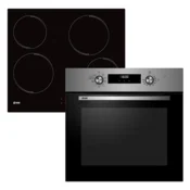 VOX Ugradni set SET2400IXB, Rerna, 70 l+Staklokeramicka ploca, 6000 W, Crni