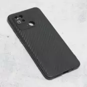 Torbica Carbon fiber za Xiaomi Redmi 10C crna