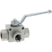 Granit 3-potni kroglični ventil BKR-3T-DN 10 G3/8 100L