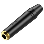shumee 6,3 mm stereo vtičnica za kabel Roxtone RJ3FPP-BG