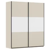Rauch Möbel OMARA Z DRSNIMI VRATI, bela, barve aluminija, barve šampanjca