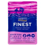 Fish4Dogs | Flakes Bela riba & Losos