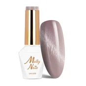 shumee Hibridni LED/UV gel lak Molly Nails Cat Eye Crystal Water št. 163 hema/Di-hema Free 8g