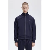 Fred Perry for man. J4620 Taped Track Jacket blue (M), Casual, Polyester