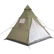 MFH Indian šotor Teepee za 3 osebe olivno zelen 290x270x225 cm
