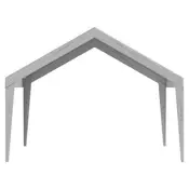 VEVOR Zamenjava strehe za avto nadstrešek 6100x3940x1080 mm siva