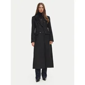 Guess Volneni plašč W6BL49 W4129 Črna Regular Fit
