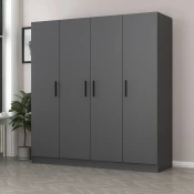 Hanah home Ormar Kale 180x210x52cm Antracit