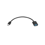 CABLETECH OTG redukcija USB A - USB tip C, 20cm