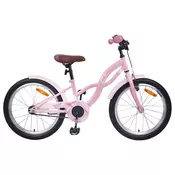vidaXL vidaXL Otroško Kolo 18 Palcev za 5-7 let Svetlo roza, (5000157278)