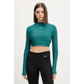 Under Armour Majica z dolgimi rokavi za vadbo HeatGear Crop