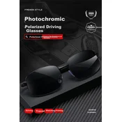 Lafudelu Unisex naocare za sunce, Crne