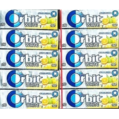 Wrigleys Orbit White Fruit žvečilni gumi karton 30 kosov 420 g