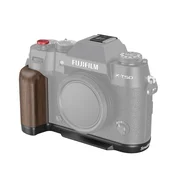 SmallRig L-Shape Mount Plate with Handle for FUJIFILM X-T50 (Wooden/Black) 4784C