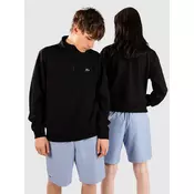 Lacoste High Neck Zipped Jersey Sweater black