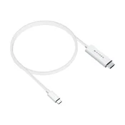 Beli moški 24-pinski USB-C 2,5 m moški 19-pinski HDMI tip A