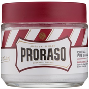 Proraso Red krema pred britjem za trdo brado  100 ml