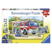 Ravensburger 2x12 delna sestavljanka Gasilci, policisti 7574