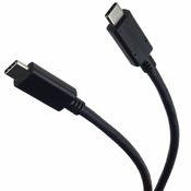PremiumCord Kabel USB-C (USB 3.2 generacije 2x2, 5A, 20Gbit/s) črn, 2 m